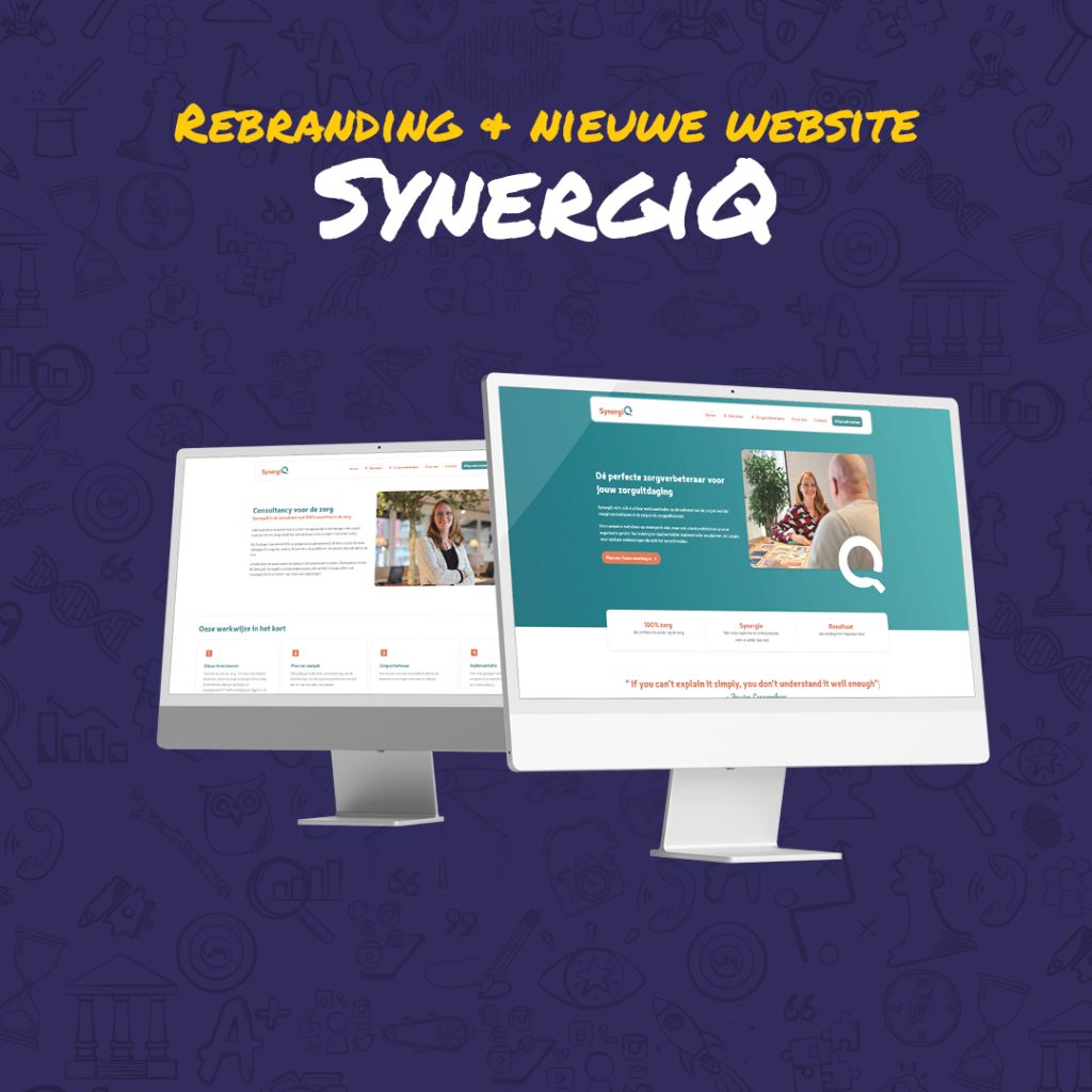 De wens vanuit SynergiQ was duidelijk: creëer een website die goed past bij Jessica's veelzijdigheid en karakter.